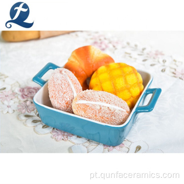 Conjunto de grés de pão de pão seguro de forno